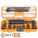 65242 Ratcheting Impact Flip-16 Socket/Screwdriver Set
