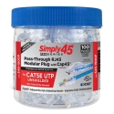 S45-1500P 100Pk PassThru RJ45 Cat5e Connectors