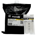 S45-3203W-25 25Pk Single Gang 3 Port Keystone Wall Plate White