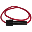LPA-24B-12R In-Line Fuse Holder 10A 250V for 6.3 X 32MM Fuses, 7.87in loop