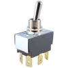 54-003 DPDT 15A 3/4HP On-On .250 QC Terminal Toggle Switch