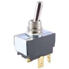 54-004 DPST 15A 3/4HP On-Off .250 QC Terminal Toggle Switch