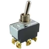 54-013 DPDT 15A 3/4HP On-Off-On Screw Terminal Toggle Switch