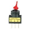 54-572 SPST 20A On-Off Red Illuminated Duckbill Handle Toggle Switch