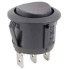 54-504 SPDT 16A On-Off-On Round Hole Snap In Rocker Switch