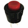 54-385 SPST Off-(On) Solder Lug Red Button Pushbutton Switch