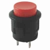 54-385A SPST 3A Off-On Red Button Pushbutton Switch