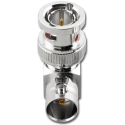 BNC-3306-75 75 Ohm BNC Plug-Jack Right Angle Adaptor UG-306A/U