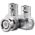 BNC-7367 BNC Y Adaptor Jack-Plug-Jack 90 Degree