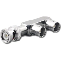 BNC-7368 BNC Plug-Jack-Jack F Adaptor