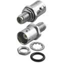 RFA-8381PM Panel Mount BNC Female to SMA Female Adaptor