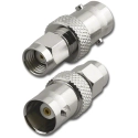 RFA-8833 Reverse Polarity SMA Plug to BNC Jack Adaptor