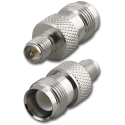 RFA-8891 Reverse Polarity SMA Jack to Reverse Polarity TNC Plug Adaptor