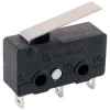 54-417 SPDT 10A Sub-Mini Snap Action Switch - Hinged Lever 55g