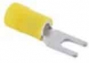76-IST12-1/4C 12-10 AWG 1/4 inch Stud PVC Insulated Spade Terminal 100Pk