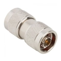 082-100 UG-57B/U Silver Body N Type Male to Male Adapter