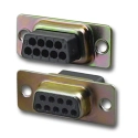 DH-9HS 9 Pin Female Crimp D-Sub Housing
