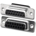 DH-9HS/T 9 Pin Female Crimp D-Sub Housing Tin Plated