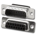 DH-15HP/T 15Pin Male Crimp D-Sub Housing Tin Plated