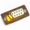 DS-9S 9 Pin Female Solder D-Sub Housing Zinc Plated