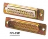 DS-25P 25 Pin Male Solder D-Sub Housing Zinc