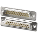 DS-25P/T 25 Pin Male Solder D-Sub Housing Tin