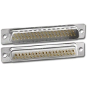 DS-37P/T 37 Pin Male Solder D-Sub Housing Tin