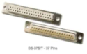 DS-37S/T 37 Pin Female Solder D-Sub Housing Tin