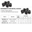 DM-GR-9,15 Grommets for DM-9C or DB-15