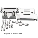 DDN-19CT 19 Pin Metalized Plastic Cover with Thumbscrews