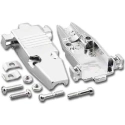 DM-9C/6 Metal Die Cast Hood 6.5mm for 9 Pin D-Sub