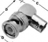 031-9 BNC Jack to Plug Right Angle Adapter UG-306/U