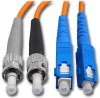 FOP-STSCD-MM ST to SC Patch Cords 62.5/125 .5 Meters to 25 Meters in Length